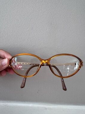 Christian  Dior Honey Amber Oval Women's Glasses CD 2998 54mm Tortoise Gold